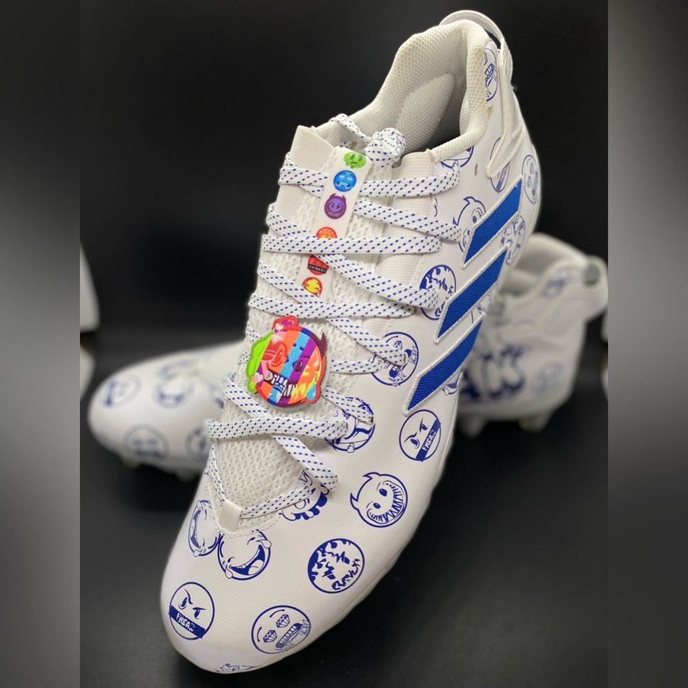 Adidas Freak 22 Big Mood Football Cleats White Blue NEW